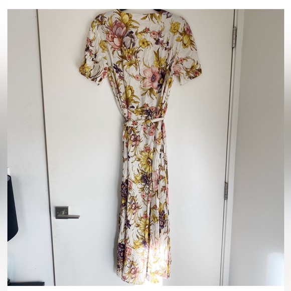 NWT Anthropologie Tiny sunflower wrap dress NWT! - Picture 6 of 13